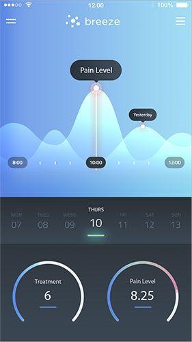 Breeze Vaporizer Smart App Concept